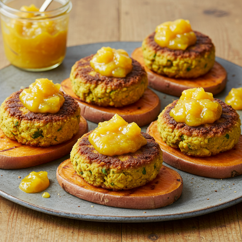 5. Curried Chicken Burgers