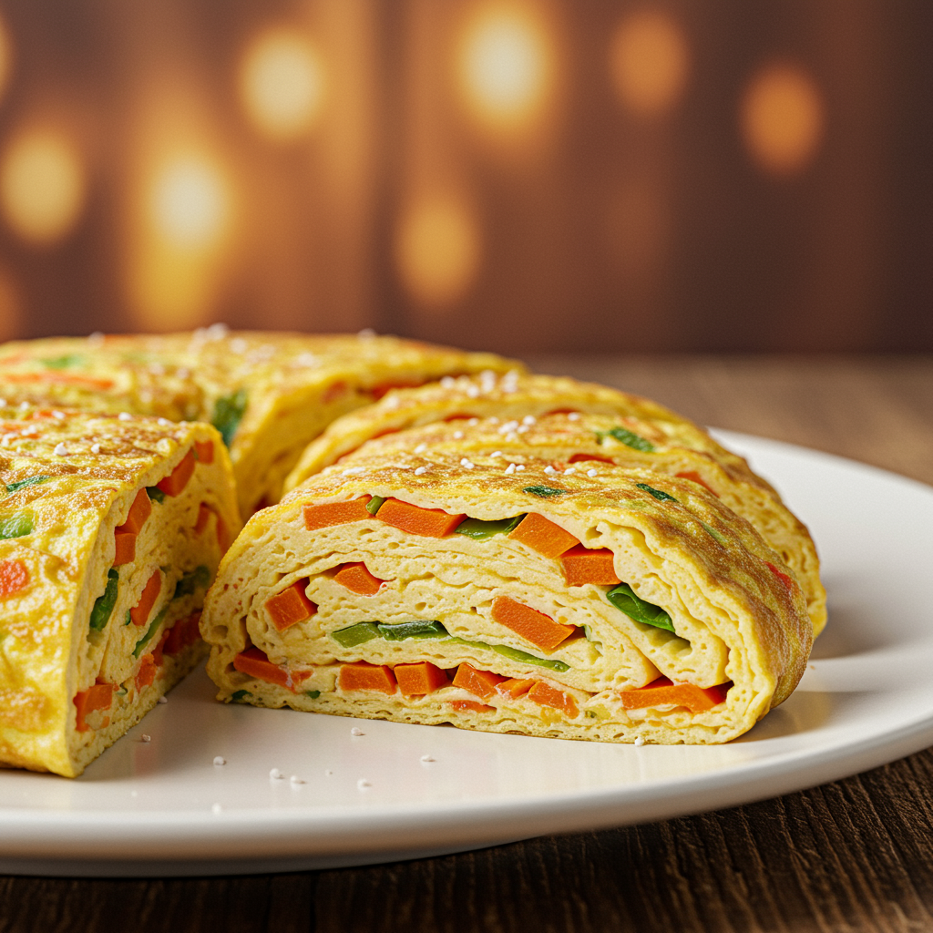 5. Gyeran Mari (Korean Rolled Omelet)