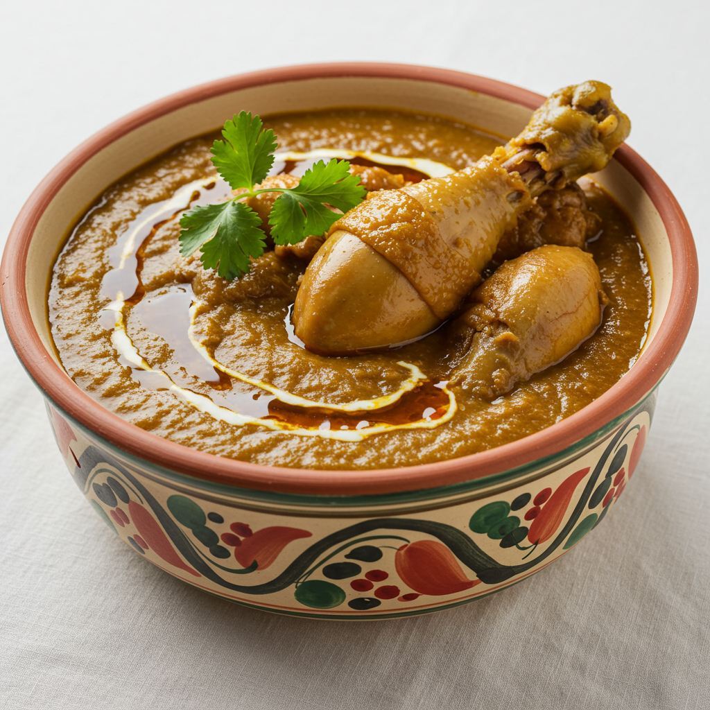 5. Hearty Groundnut Soup with Chicken