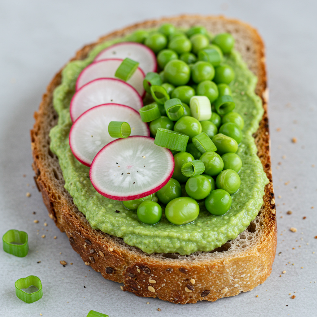 5. High-Protein Edamame Toast