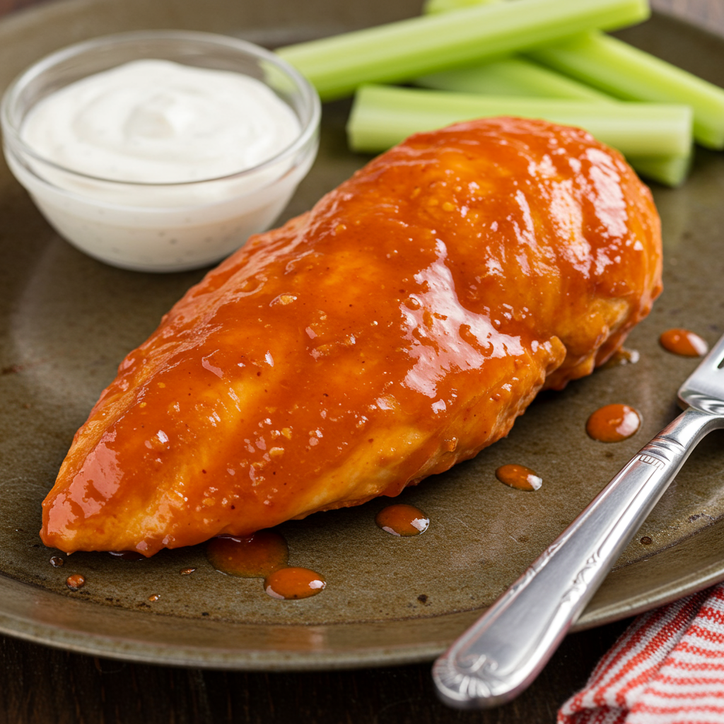 5. Spicy Buffalo Baked Chicken Breast