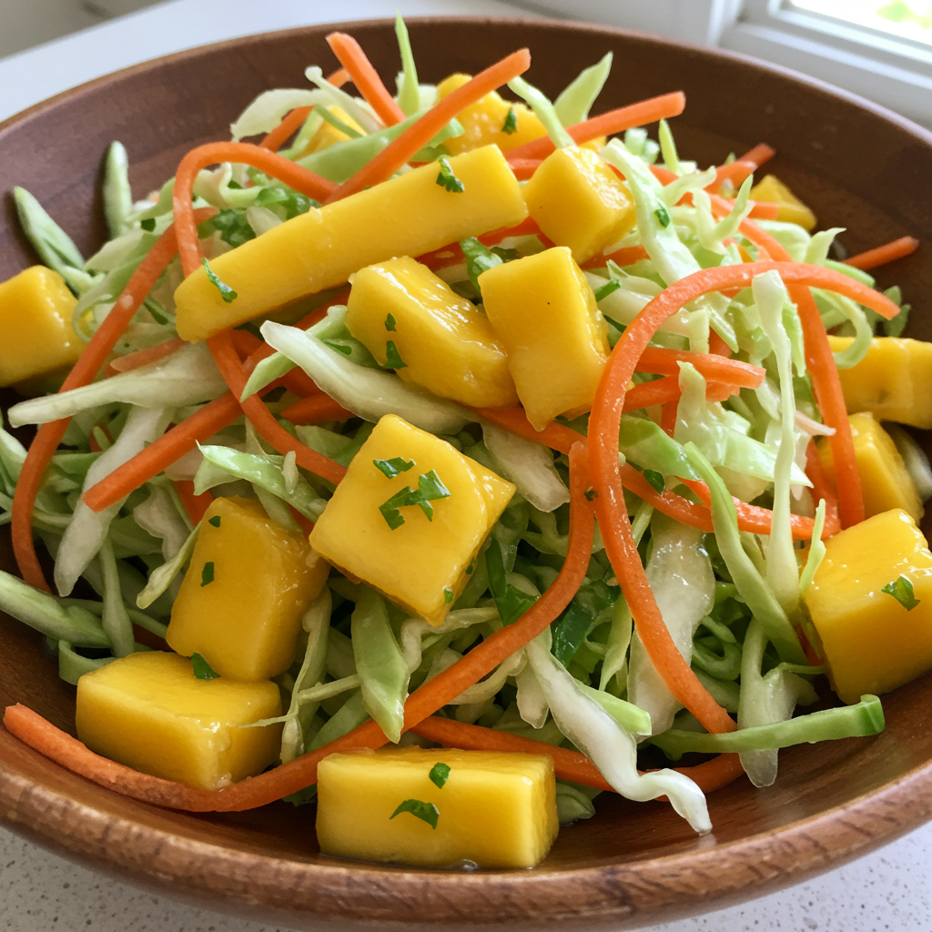 5. Spicy Mango Slaw