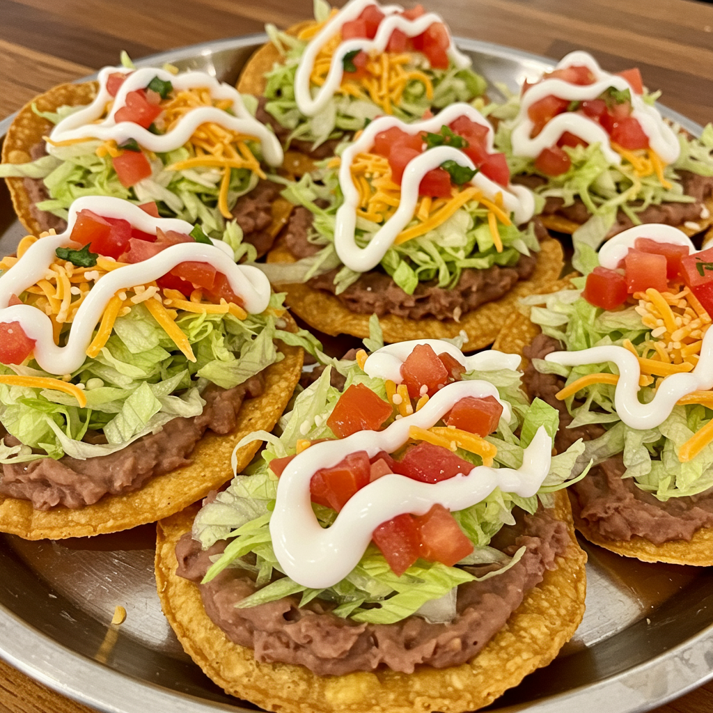 5. Tostadas de Frijoles (Bean Tostadas)