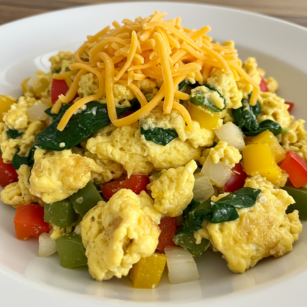 5. Veggie-Packed Scrambled Eggs