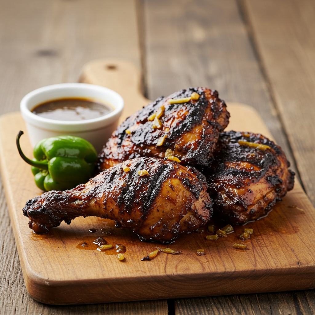 6. Authentic Caribbean Jerk Chicken Quarters