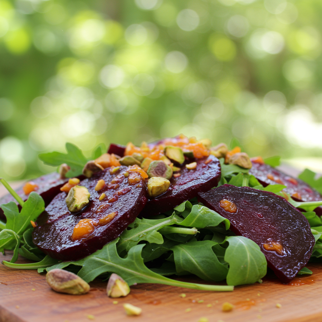 6. Beet & Arugula Salad with Citrus Dressing