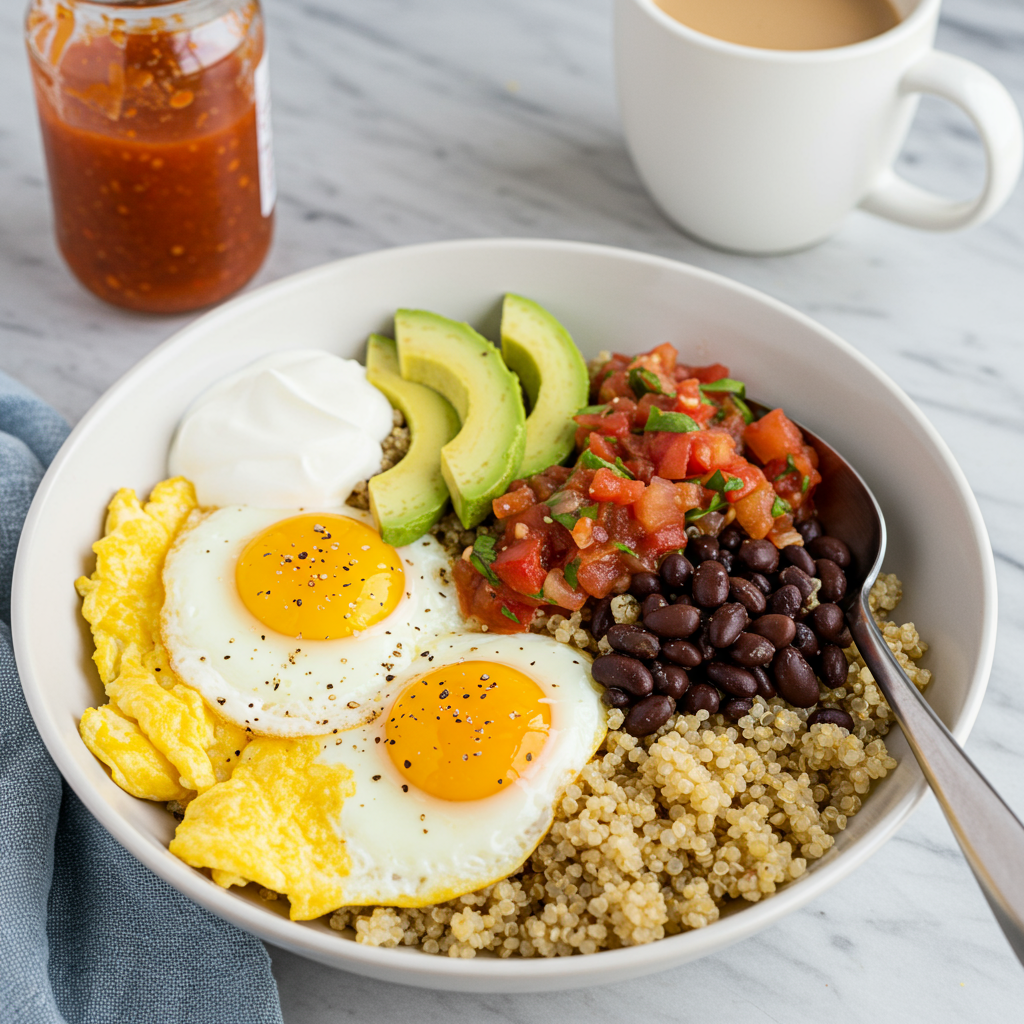 6. Breakfast Quinoa Bowl