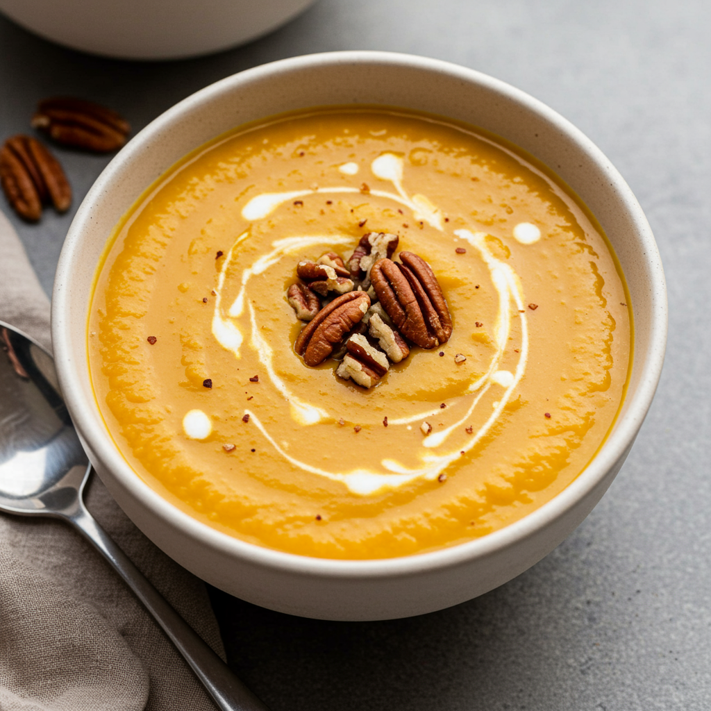 6. Cinnamon Sweet Potato Soup