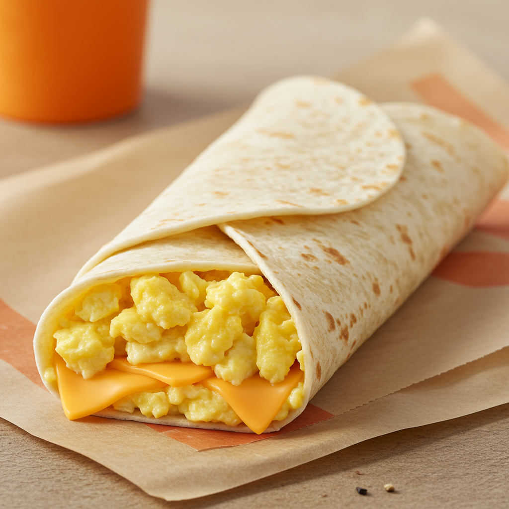 6. Dunkinâ Wake-Up Wrap