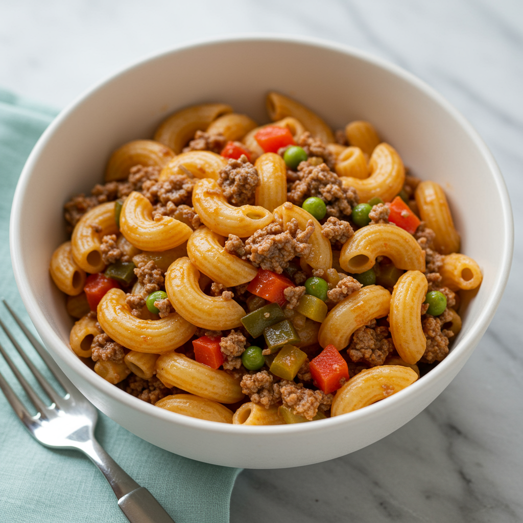 6. Easy Ground Beef Pasta for Kids
