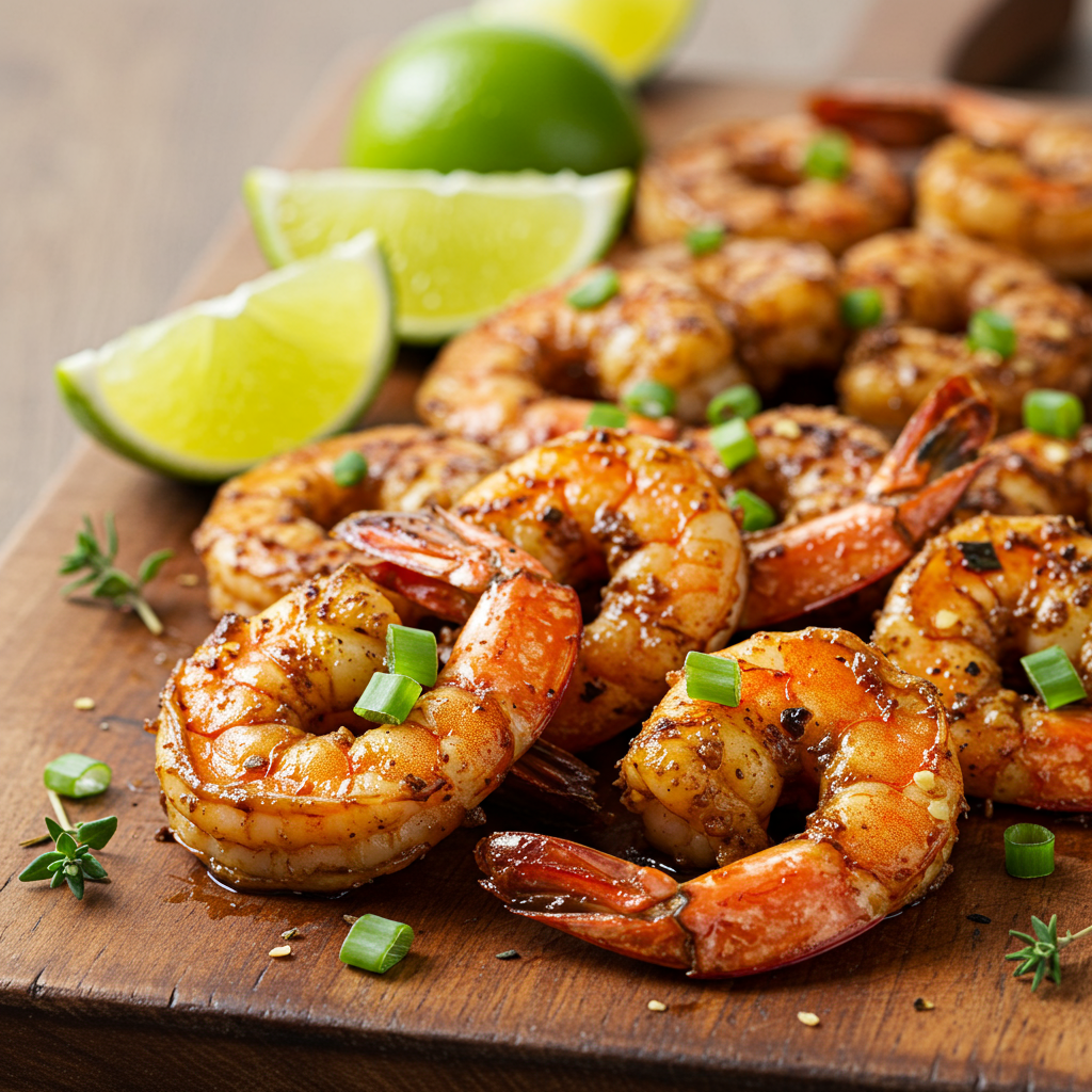 6. Homemade Jerk Shrimp with Fresh Marinade