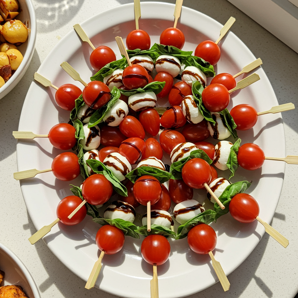 6. Italian Caprese Skewers