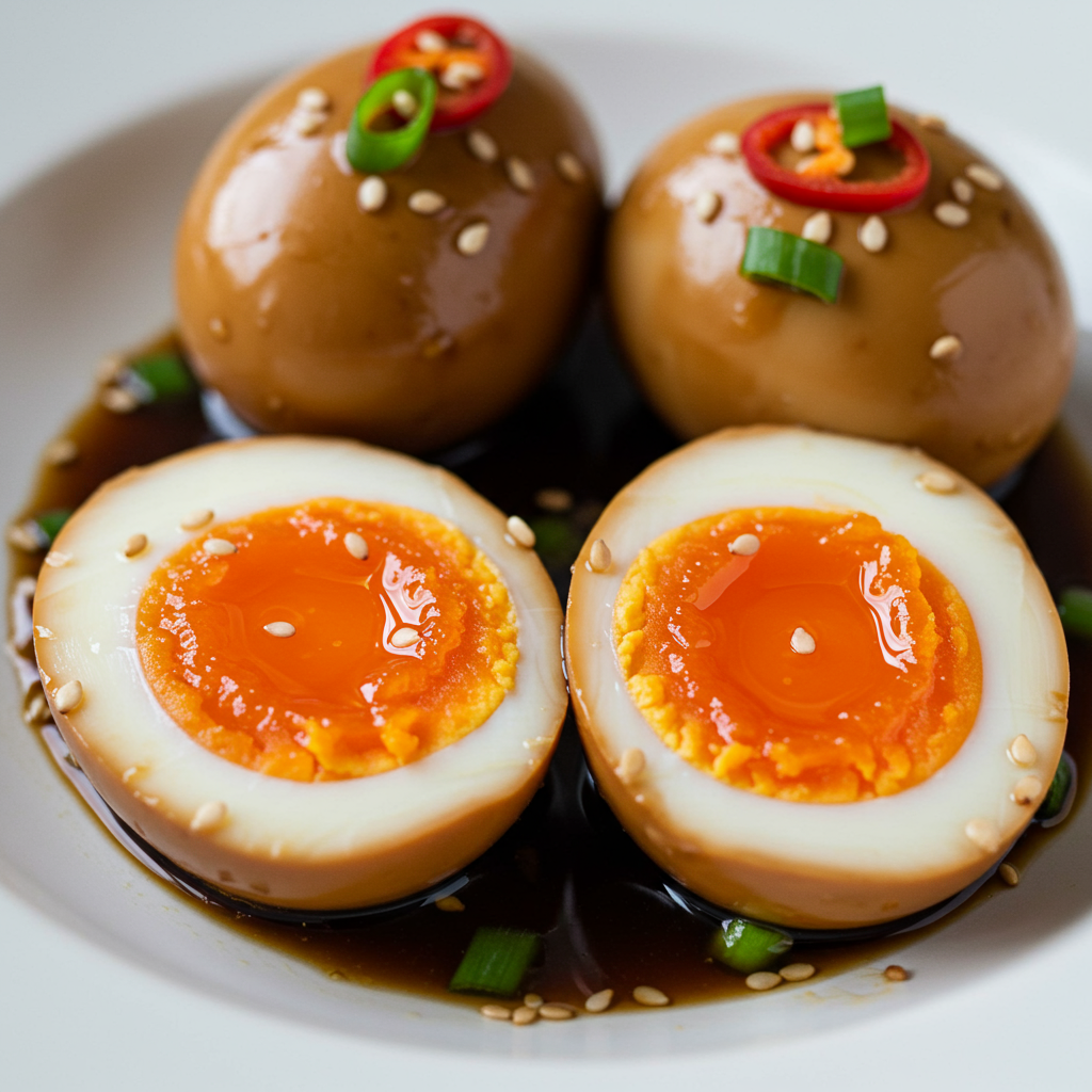 6. Mayak Eggs (Korean Marinated Eggs)