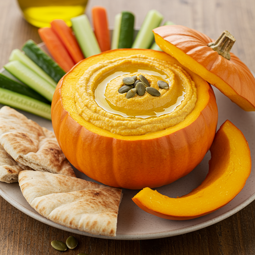 6. Pumpkin Hummus