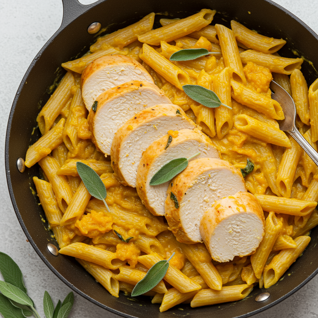 6. Pumpkin &amp; Sage Chicken Pasta