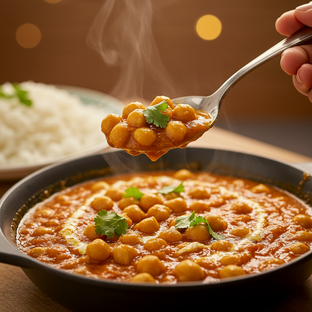 6. Quick Chana Masala