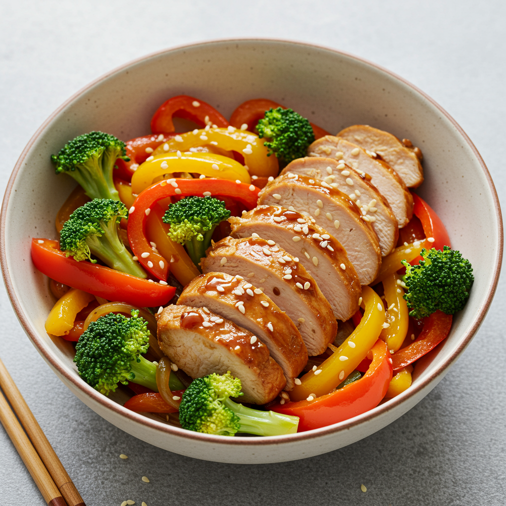 6. Teriyaki Chicken Stir-Fry