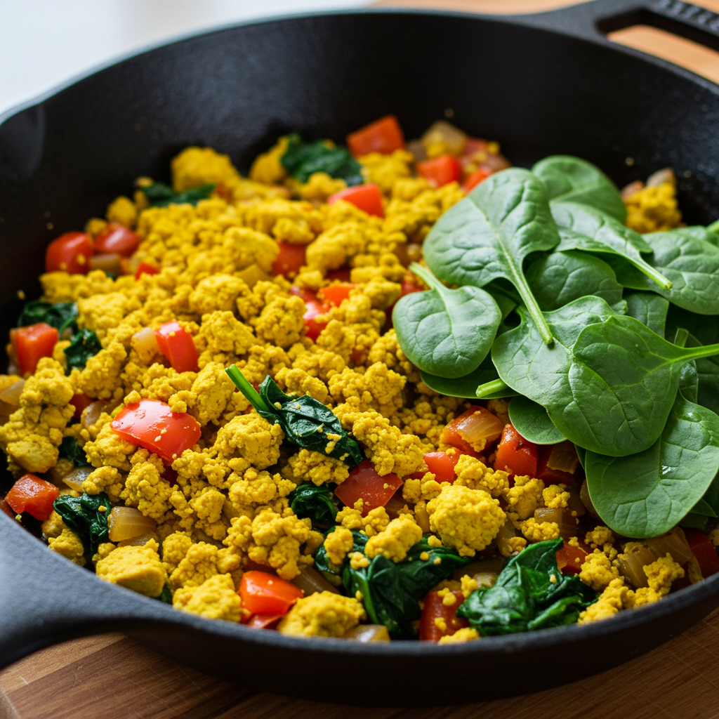 6. Tofu &amp; Veggie Scramble (Vegan)