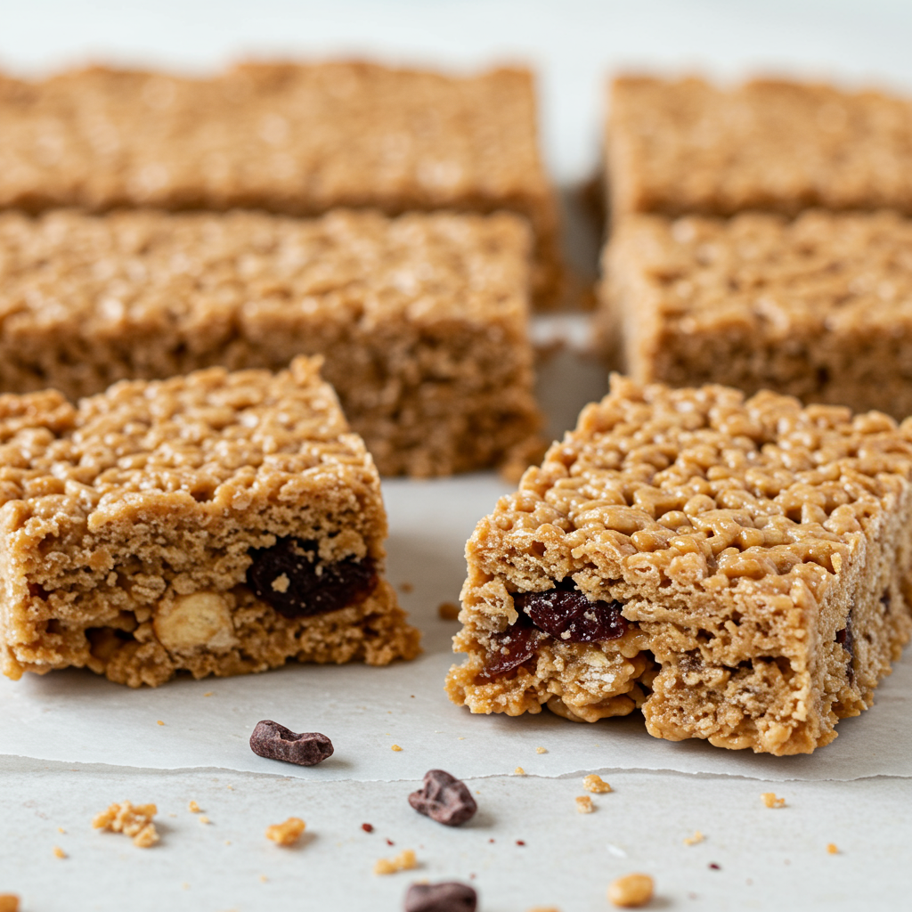 6. Vegan Almond Butter Rice Krispie Bars