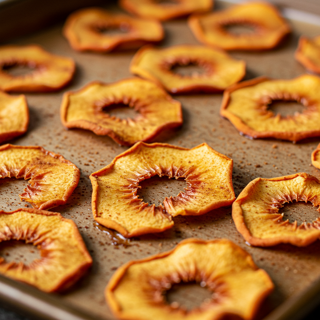 7. Baked Peach Chips