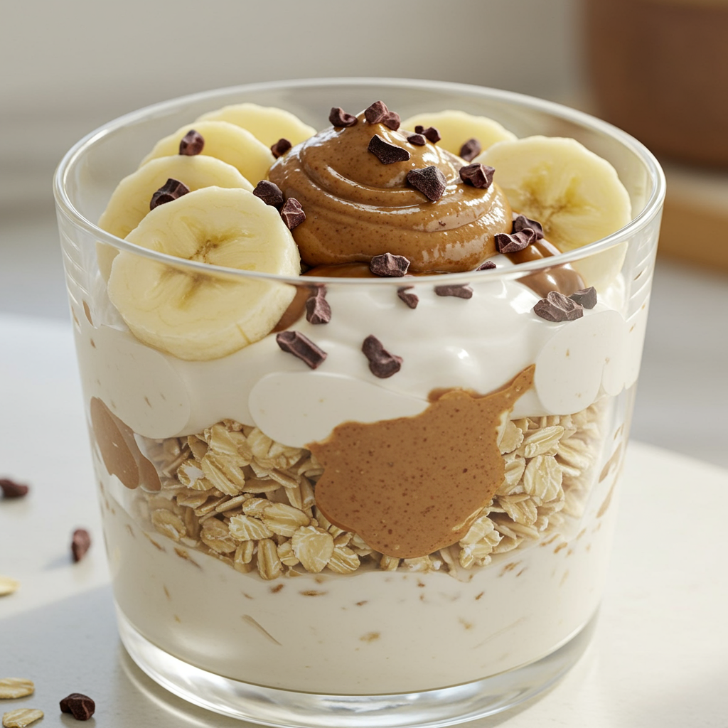 7. Chocolate Almond Butter Breakfast Parfait