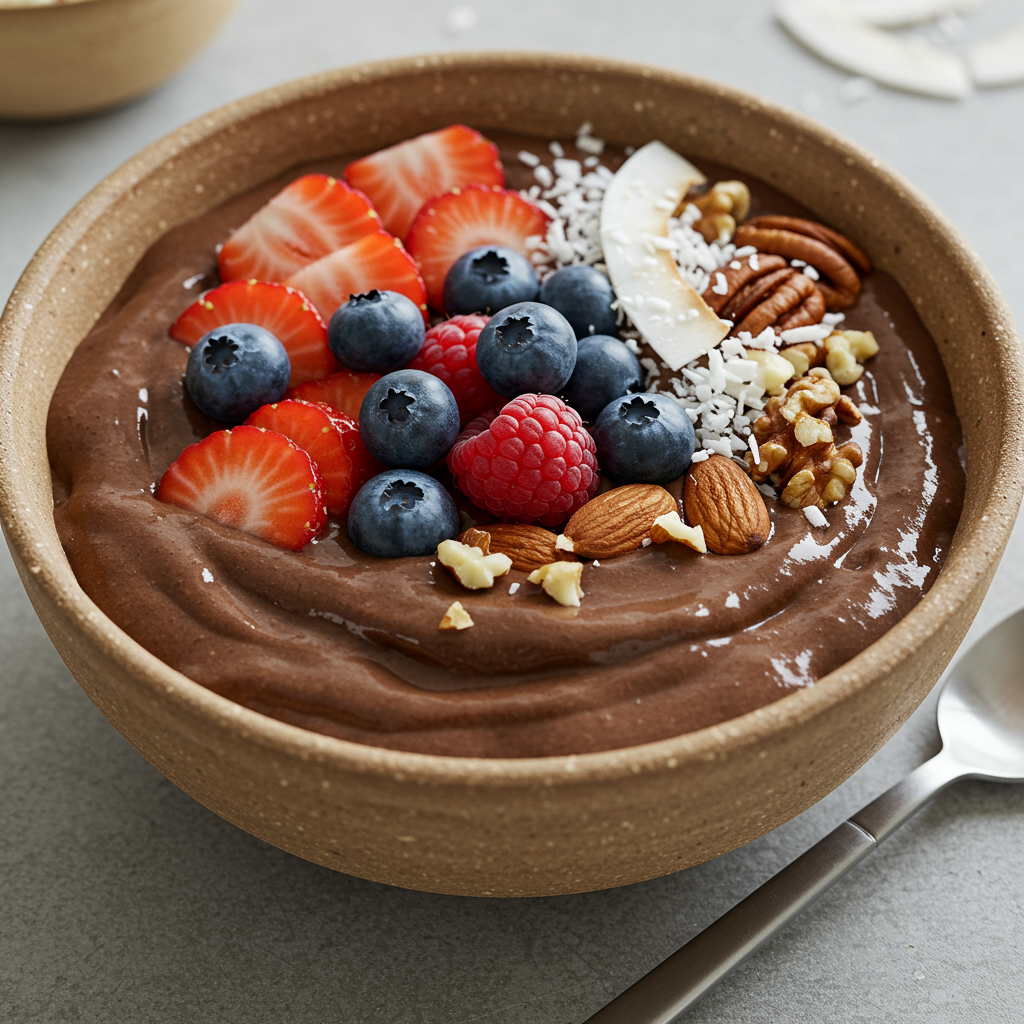 7. Chocolate Smoothie Bowl