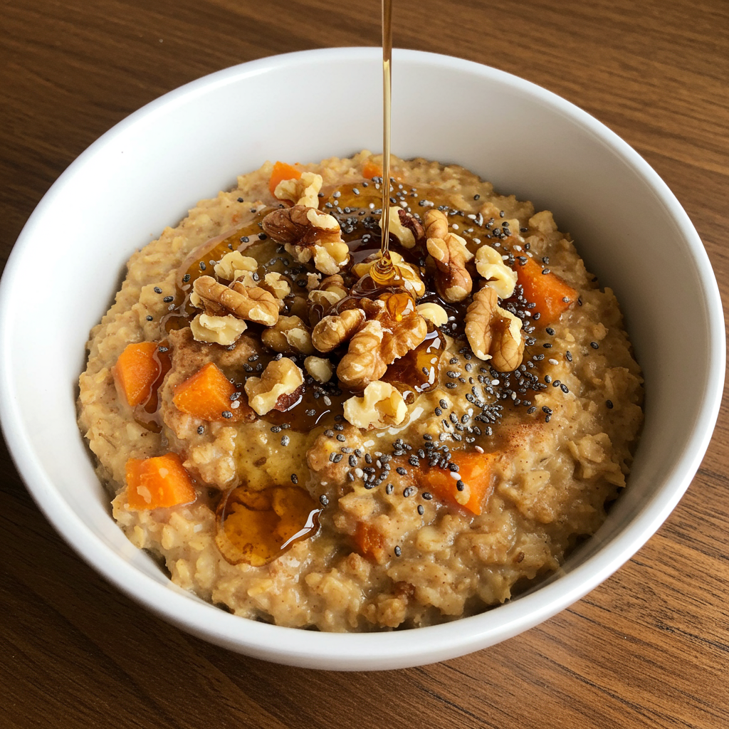 7. Cinnamon Sweet Potato Oatmeal