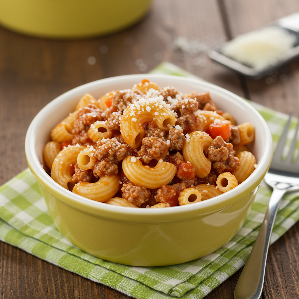 7. Kid-Friendly Ground Beef Pasta