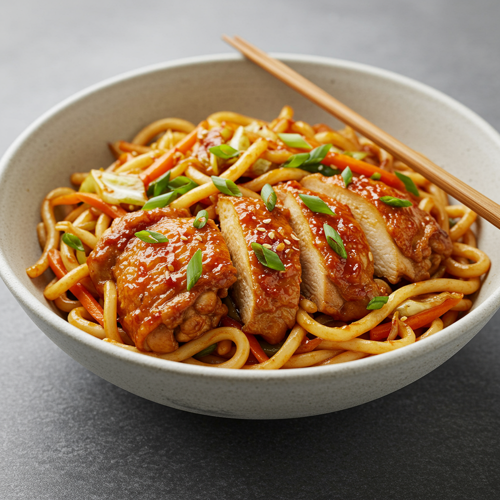 7. Korean Gochujang Chicken Stir Fry
