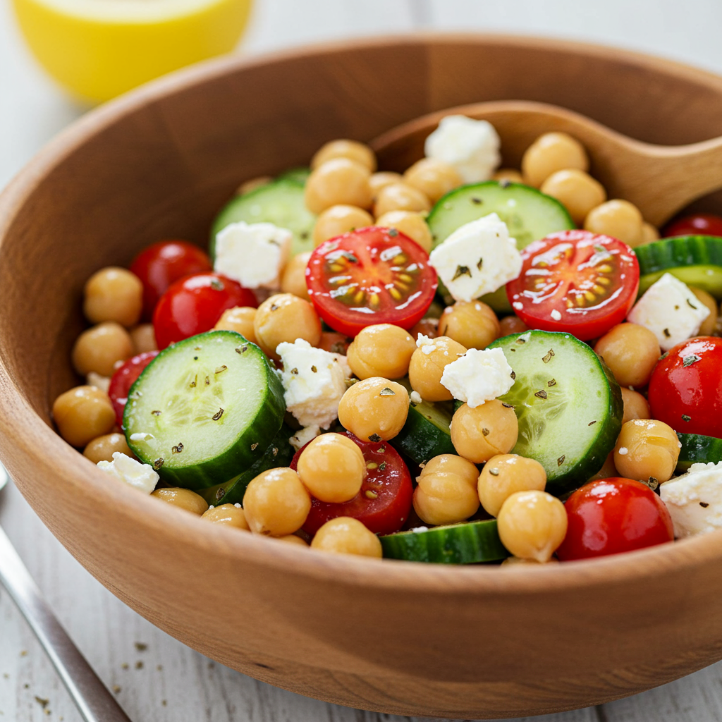 7. Mediterranean Chickpea Salad