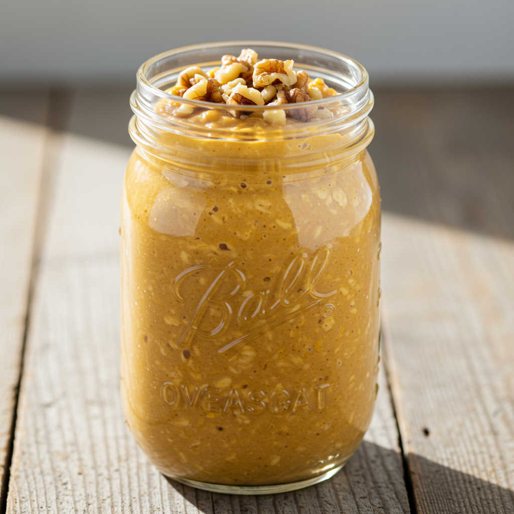 7. Pumpkin Spice Overnight Oats