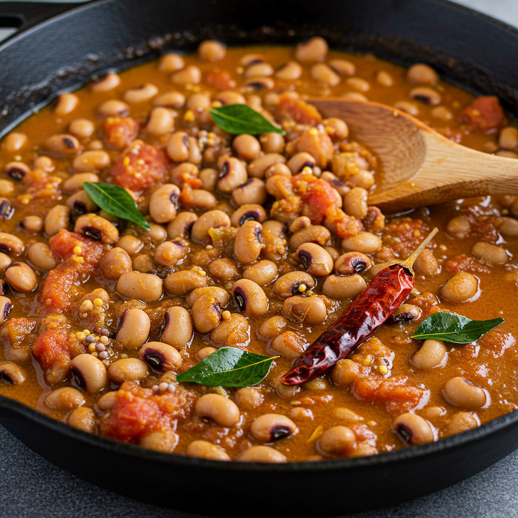 7. Quick Healthy Black-Eyed Bean Curry