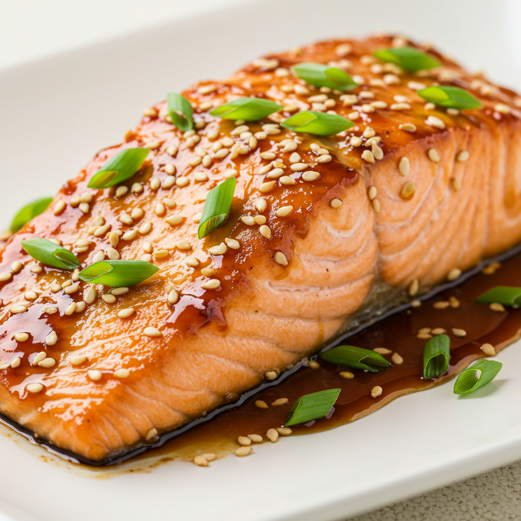 7. Teriyaki Baked Salmon