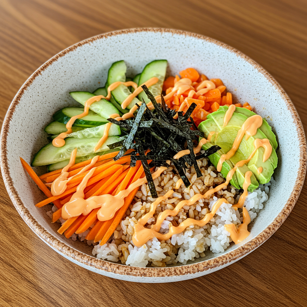 7. Veggie Sushi Bowls