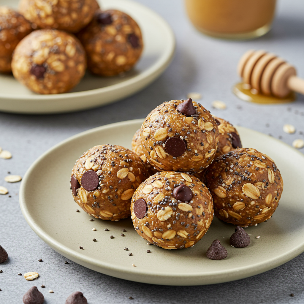 8. Almond-Chia Energy Bites