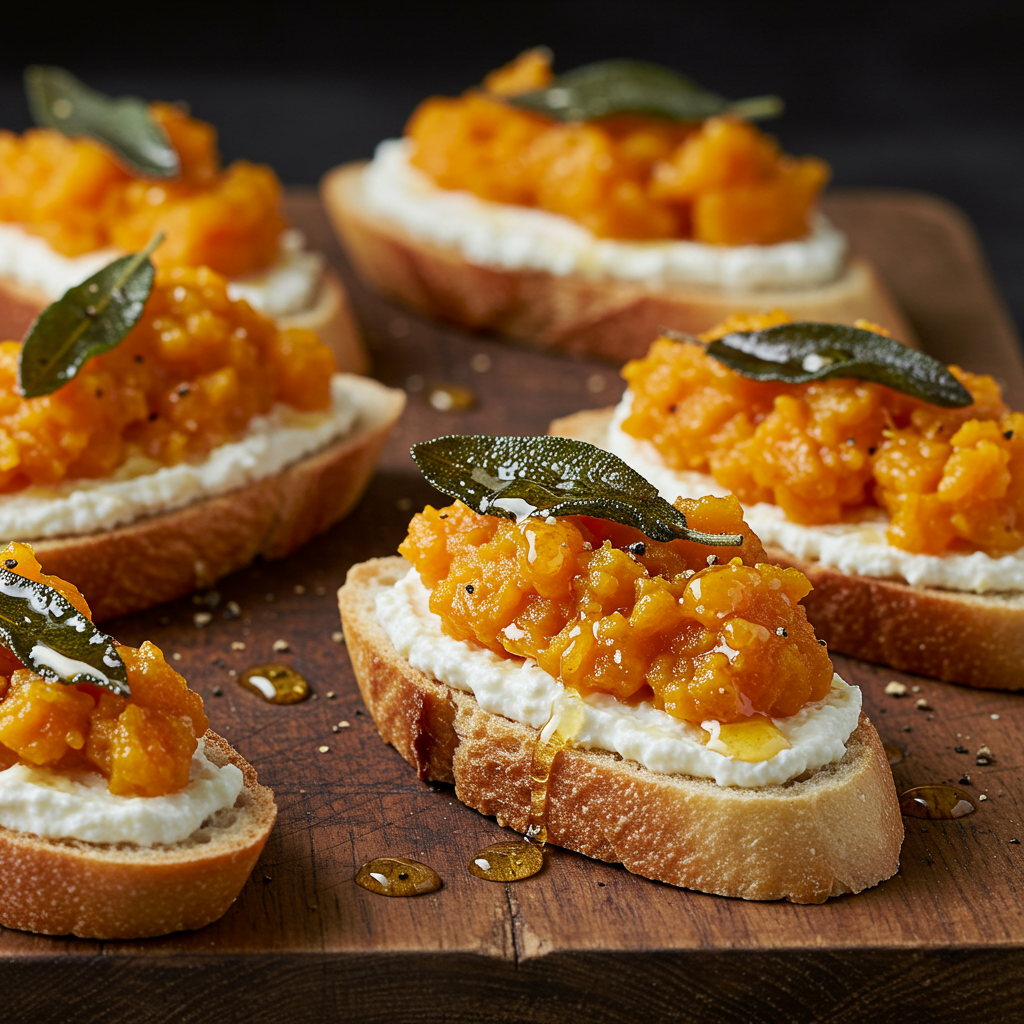8. Butternut Squash &amp; Sage Crostini