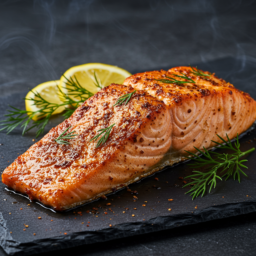 8. Cajun Blackened Salmon