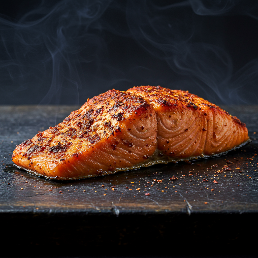 8. Cajun Blackened Salmon