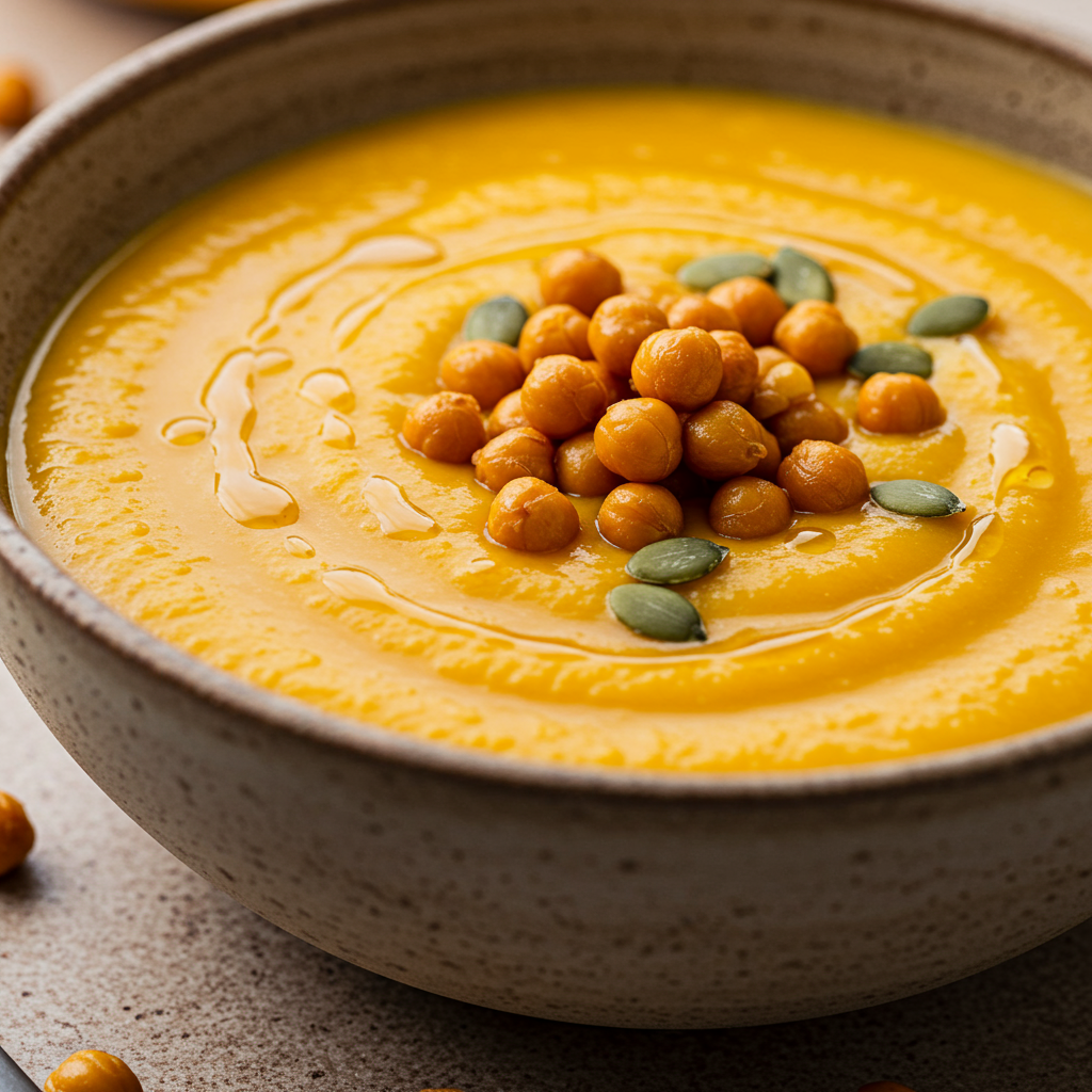 8. Creamy Vegan Butternut Squash Soup with Cashews