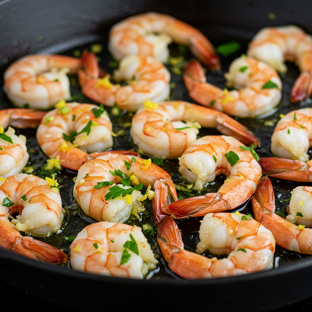 8. Lemon Garlic Shrimp