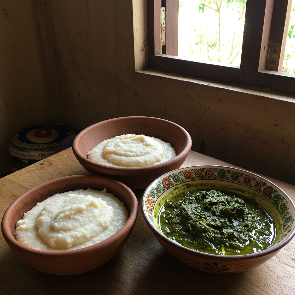 8. Traditional Tuo Zaafi with Ayoyo Soup