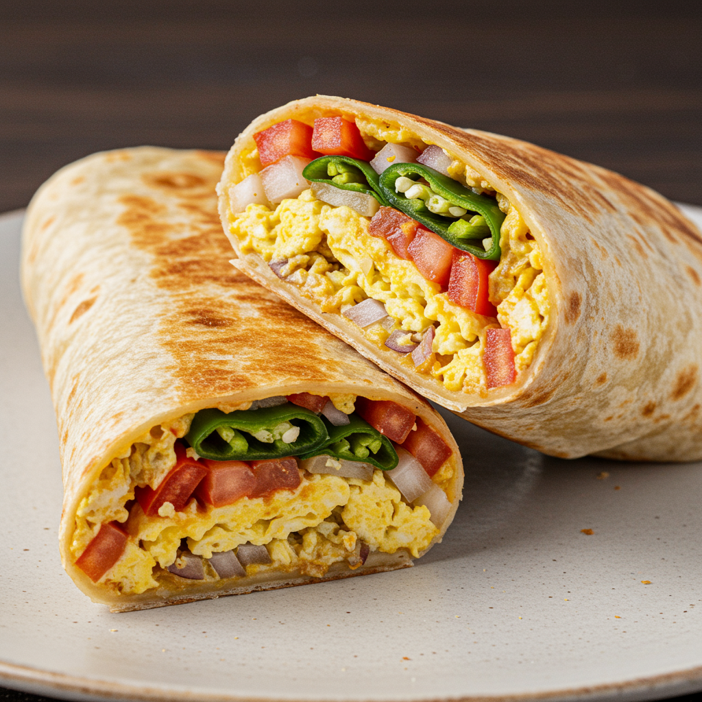 9. Afghan Egg Burrito (Modern Fusion)