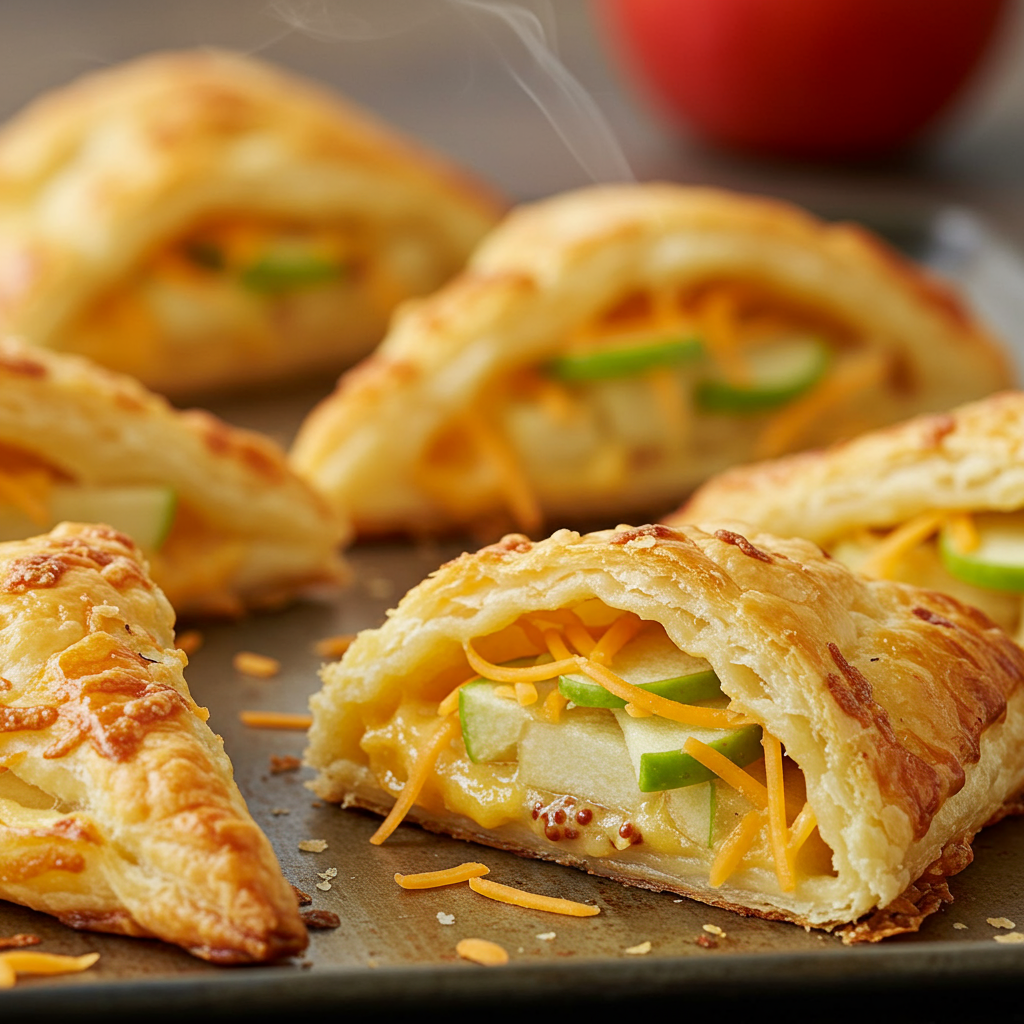 9. Apple Cheddar Bundles