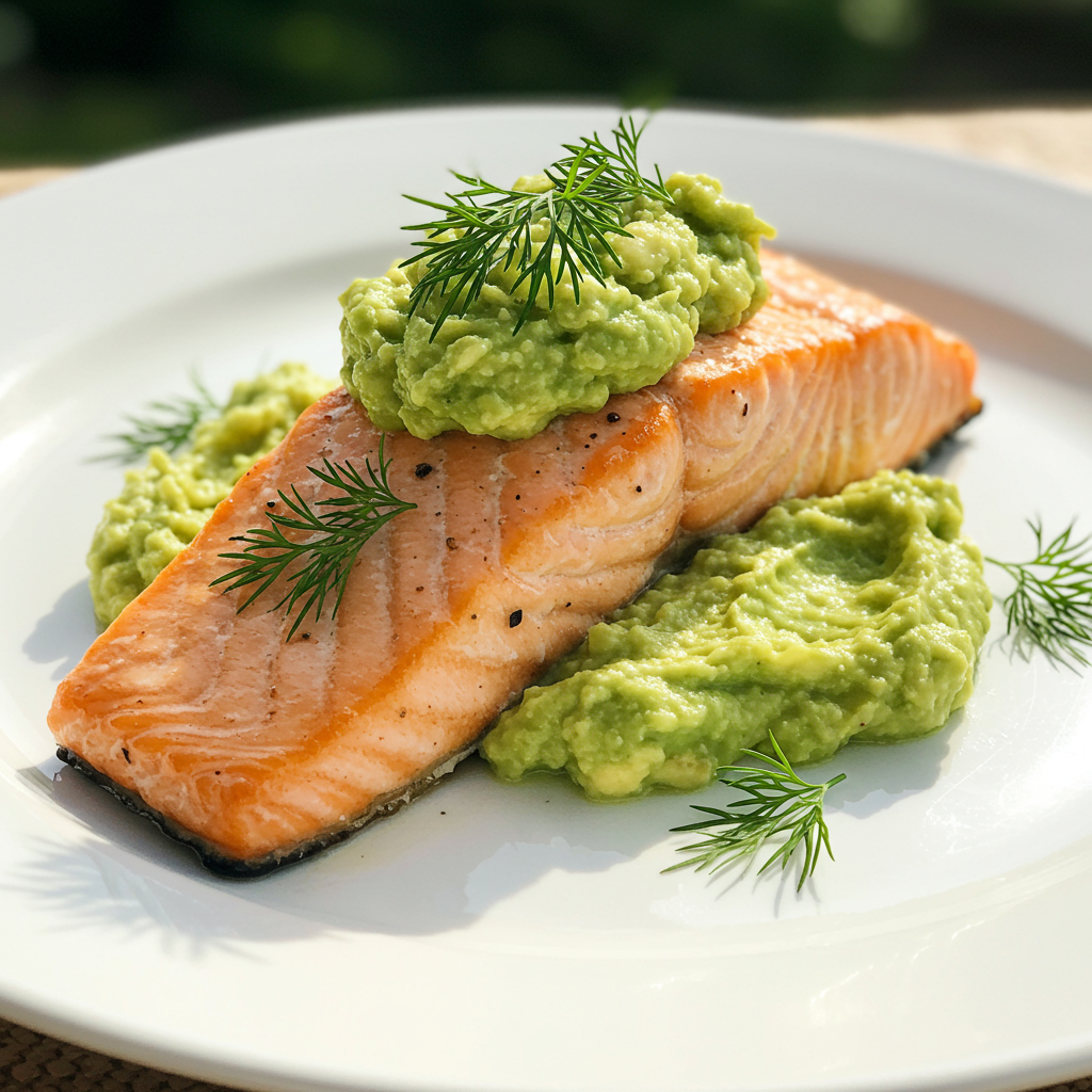 9. Avocado & Lime Baked Salmon