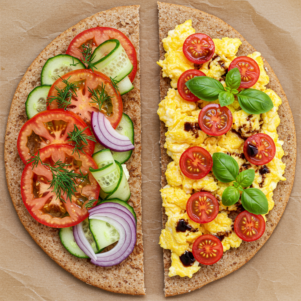 9. Breakfast Flatbread Artistry