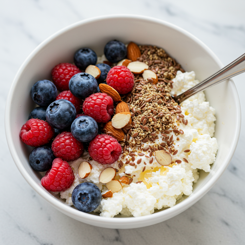 9. Cottage Cheese Power Bowl
