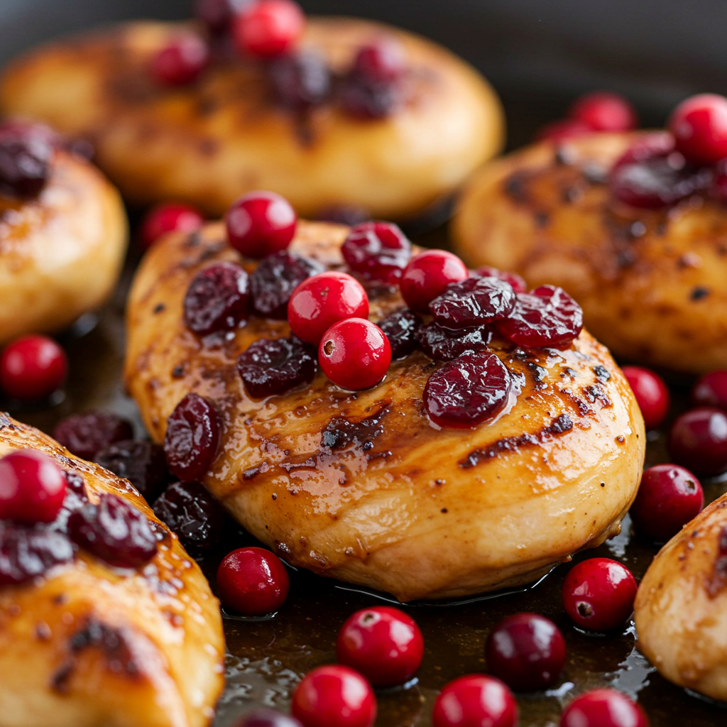 9. Cranberry Balsamic Chicken