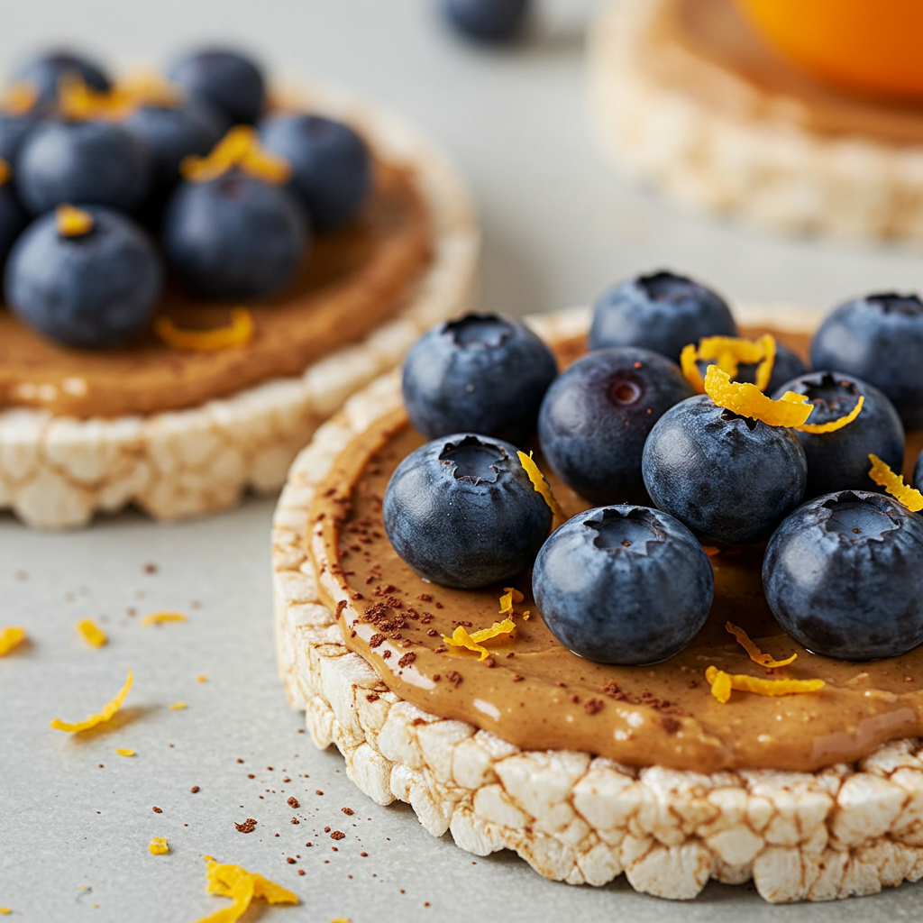 9. Peanut Butter, Cacao Powder, Blueberries &amp; Orange Zest