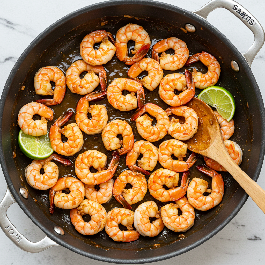 9. Quick Stovetop Jerk Shrimp
