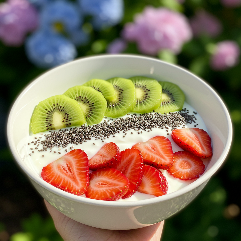 9. Strawberry Kiwi Power Bowl
